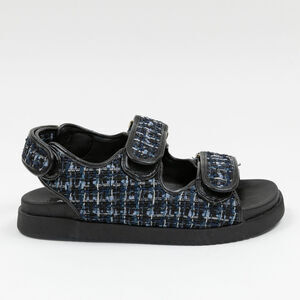 Aqua Women's Margo Slingback Sandals Navy Multi Size 8 240289